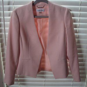 CALVIN KLEIN WOMEN'S Pink Blazer Jacket SIZE 6